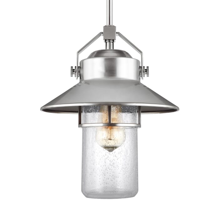 Generation Lighting Boynton Outdoor Hanging Light in Painted Brushed Steel by Sean Lavin Generation Lighting Boynton Outdoor Hanging Light in Painted Brushed Steel by Sean Lavin