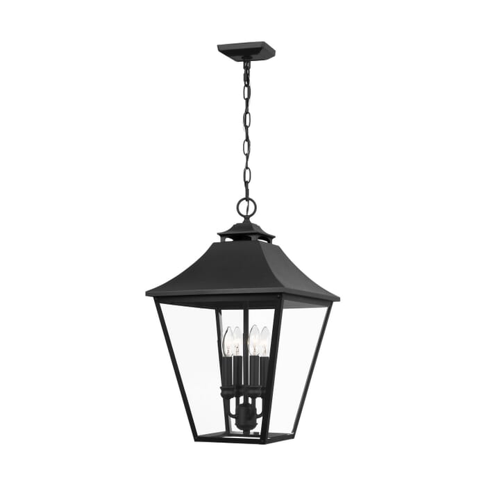 Galena 4-Light Outdoor Pendant in Textured Black Galena 4-Light Outdoor Pendant in Textured Black