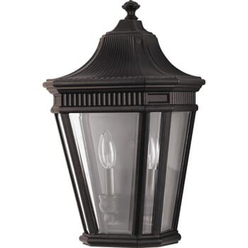 Feiss Cotswold Lane Collection 2-Light Outdoor Lantern in Bronze