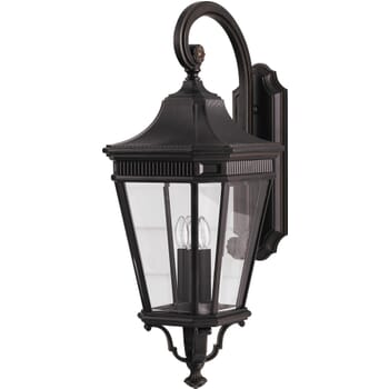 Feiss Cotswold Lane Collection 12" Outdoor Lantern in Bronze
