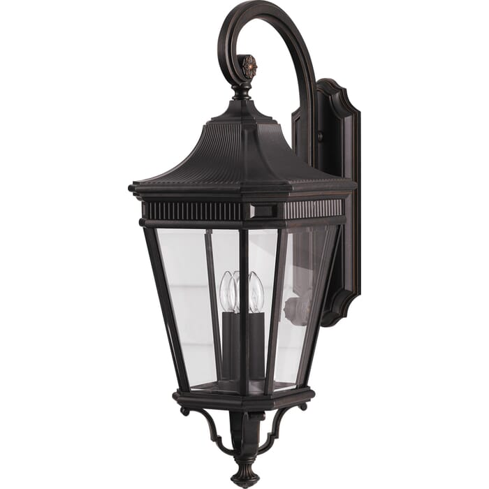 Feiss Cotswold Lane Collection 12" Outdoor Lantern in Bronze Feiss Cotswold Lane Collection 12" Outdoor Lantern in Bronze