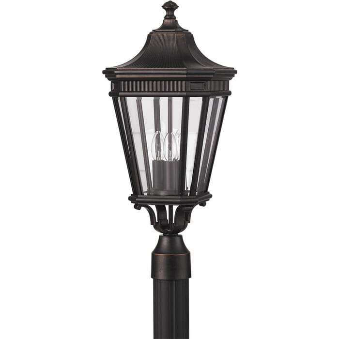 Feiss Cotswold Lane Collection 10" Outdoor Lantern in Bronze Feiss Cotswold Lane Collection 10" Outdoor Lantern in Bronze