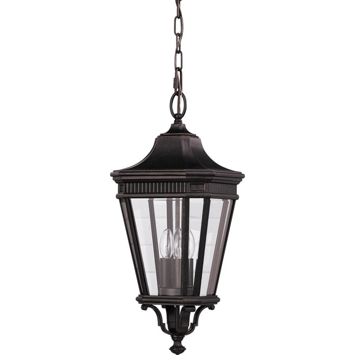 Feiss Cotswold Lane Collection 10" Outdoor Lantern in Bronze Finish Feiss Cotswold Lane Collection 10" Outdoor Lantern in Bronze Finish