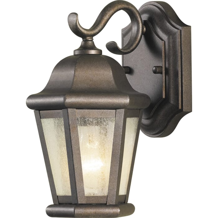 Sea Gull Lighting Martinsville 6" Outdoor Wall Lantern in Corinthian Bronze Sea Gull Lighting Martinsville 6" Outdoor Wall Lantern in Corinthian Bronze