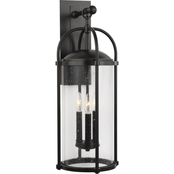 Feiss Dakota 3-Light Wall Lantern in Espresso Feiss Dakota 3-Light Wall Lantern in Espresso