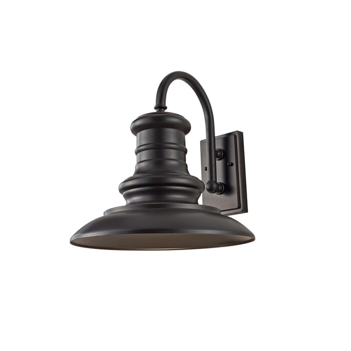 Feiss Redding Station Outdoor 15.625" Wall Light in Restoration Bronze Finish Feiss Redding Station Outdoor 15.625" Wall Light in Restoration Bronze Finish