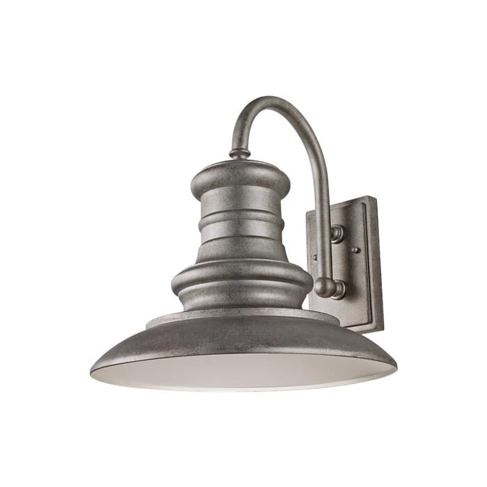Generation Lighting Feiss Redding Station Outdoor Wall Light in Tarnished Silver Generation Lighting Feiss Redding Station Outdoor Wall Light in Tarnished Silver