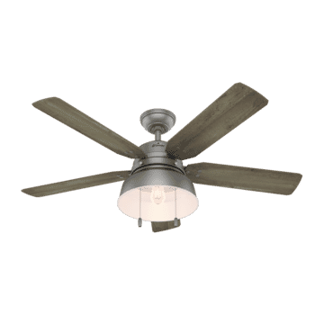 Hunter Mill Valley 52" Indoor/Outdoor Ceiling Fan in Matte Silver