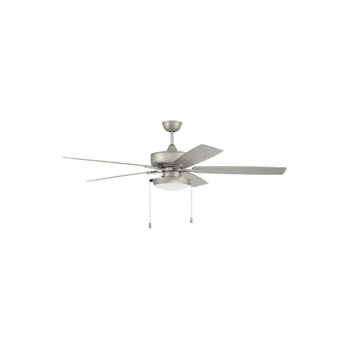 Craftmade Outdoor Super Pro Indoor Ceiling Fan in Painted Nickel Craftmade Outdoor Super Pro Indoor Ceiling Fan in Painted Nickel