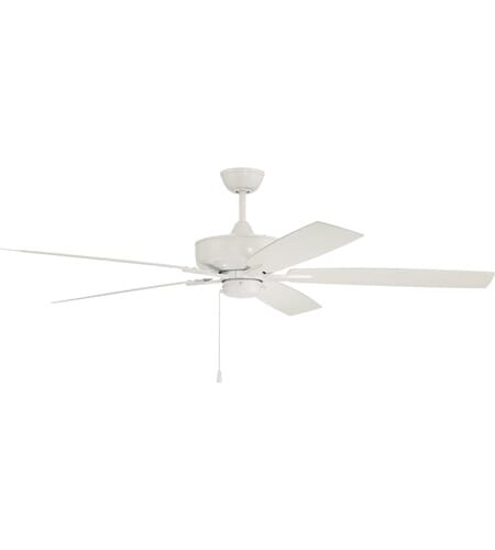 Craftmade Outdoor Super Pro Indoor Ceiling Fan in White