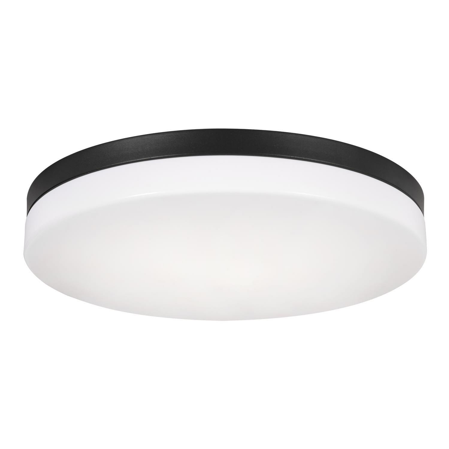 Black LED Flush Mount from the Oscar Collection
