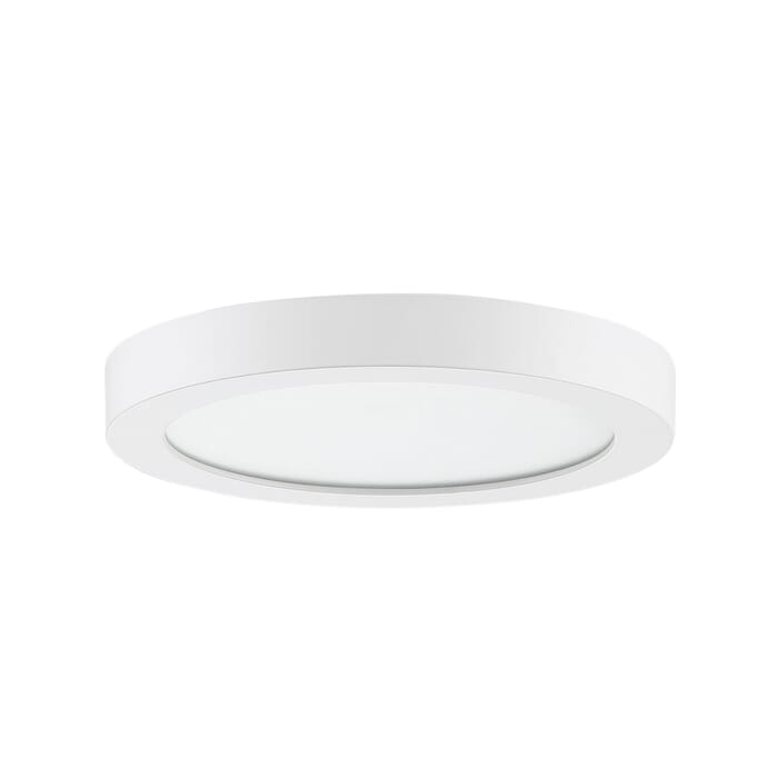 Quoizel Outskirts 8" Round Ceiling Light in White Lustre Quoizel Outskirts 8" Round Ceiling Light in White Lustre