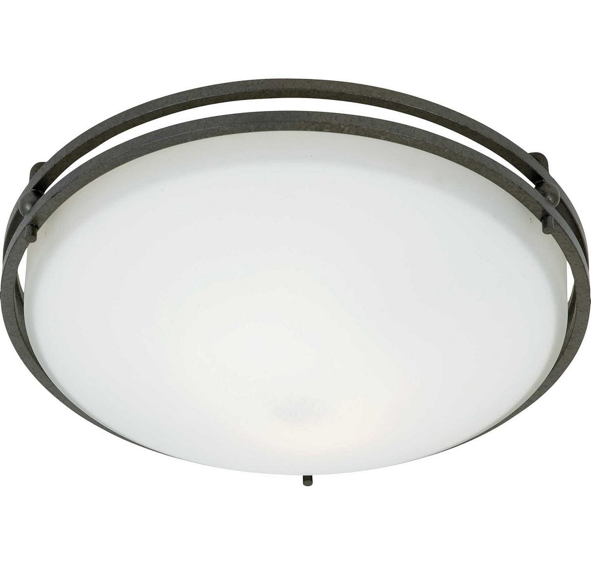 Ozark 2-Light Flush Mount in Iron Gate