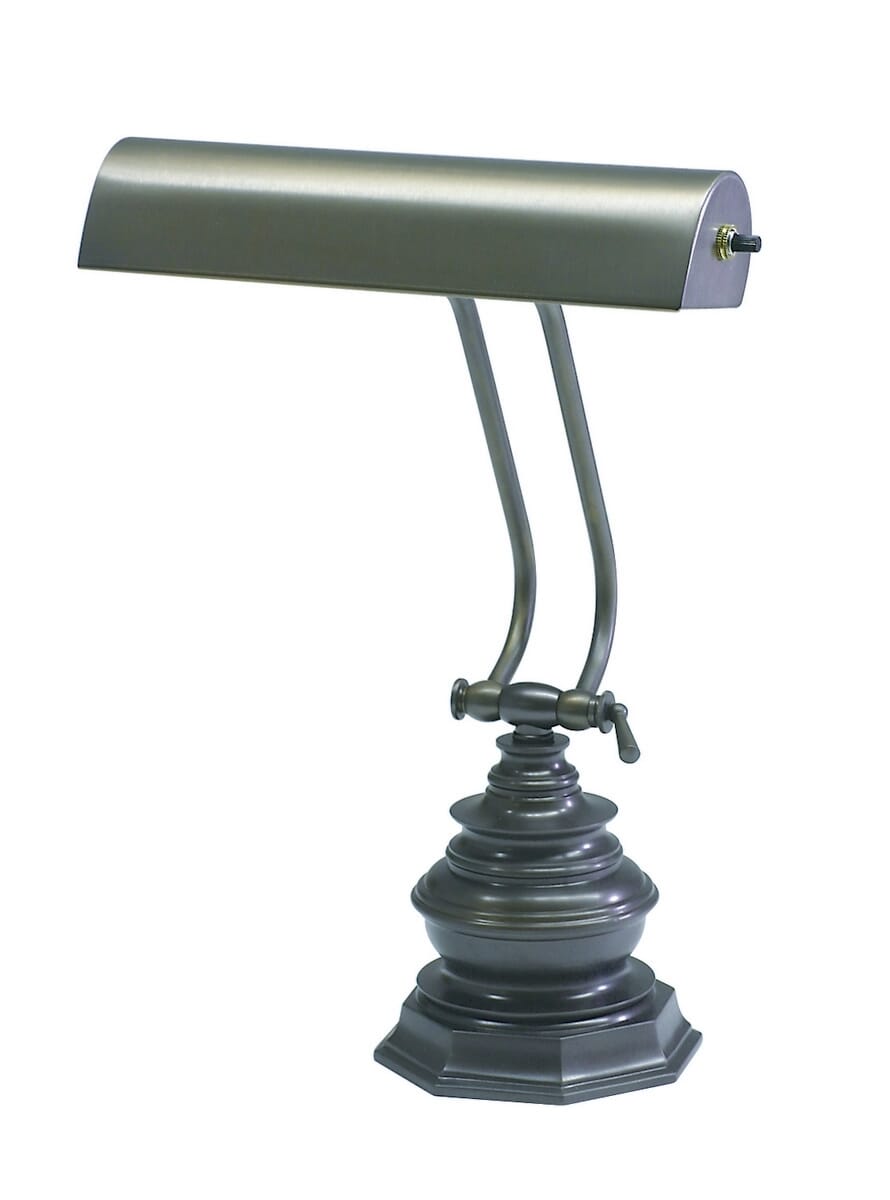 House of Troy 10 Piano Desk Lamp in Mahogany Bronze