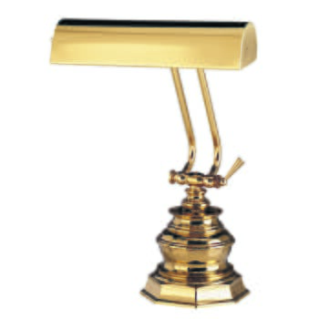 House of Troy 10" Piano Desk Lamp in Polished Brass Finish