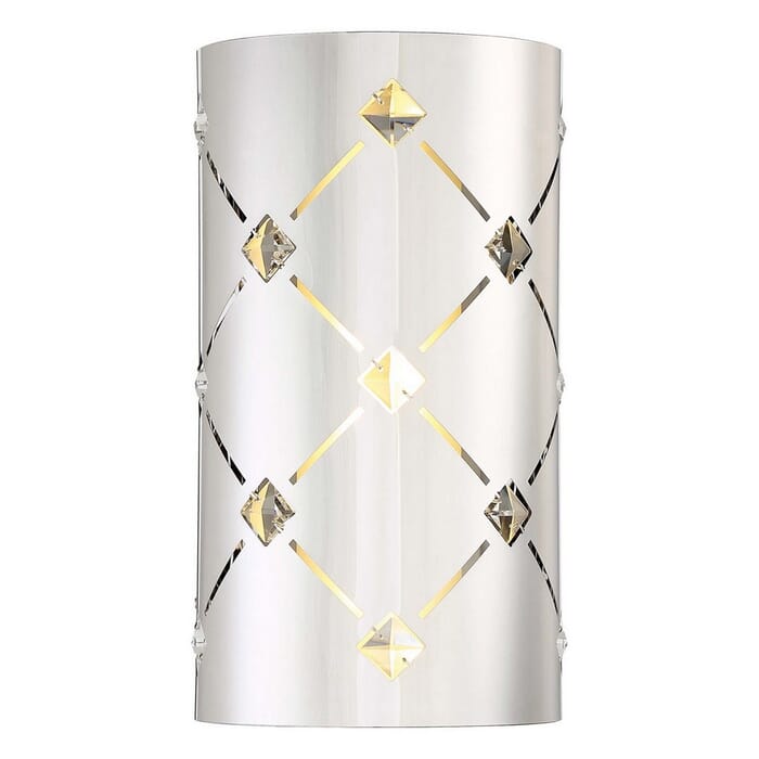 George Kovacs Crowned 12" Wall Sconce in Chrome George Kovacs Crowned 12" Wall Sconce in Chrome