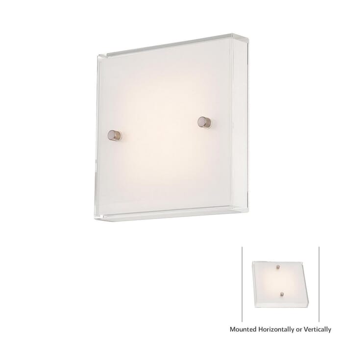 George Kovacs 7" Wall Sconce in Brushed Nickel George Kovacs 7" Wall Sconce in Brushed Nickel