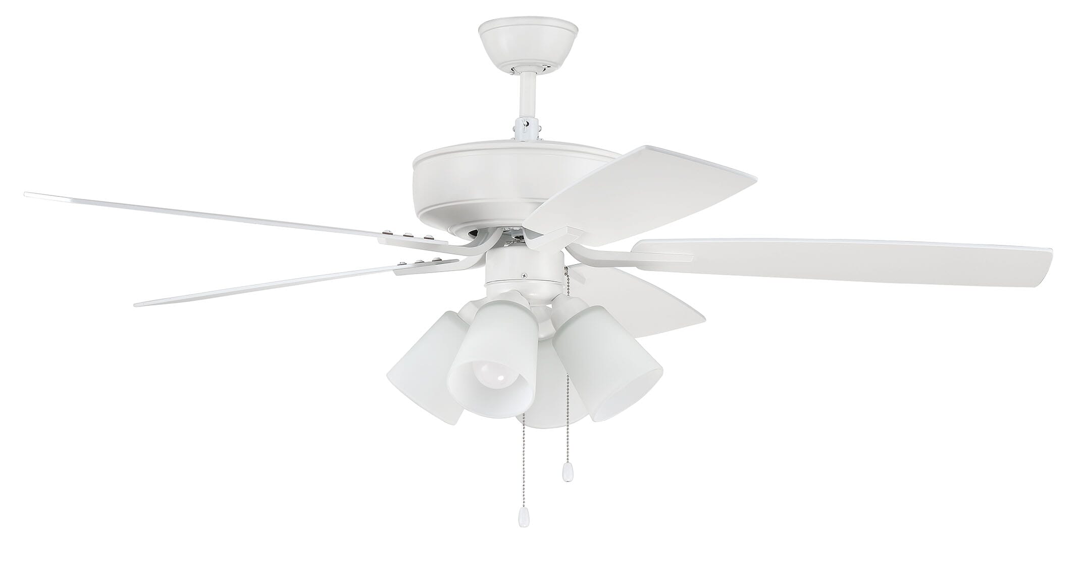 Craftmade Pro Plus 114 White 4 Light Kit 4-Light Indoor Ceiling Fan in White