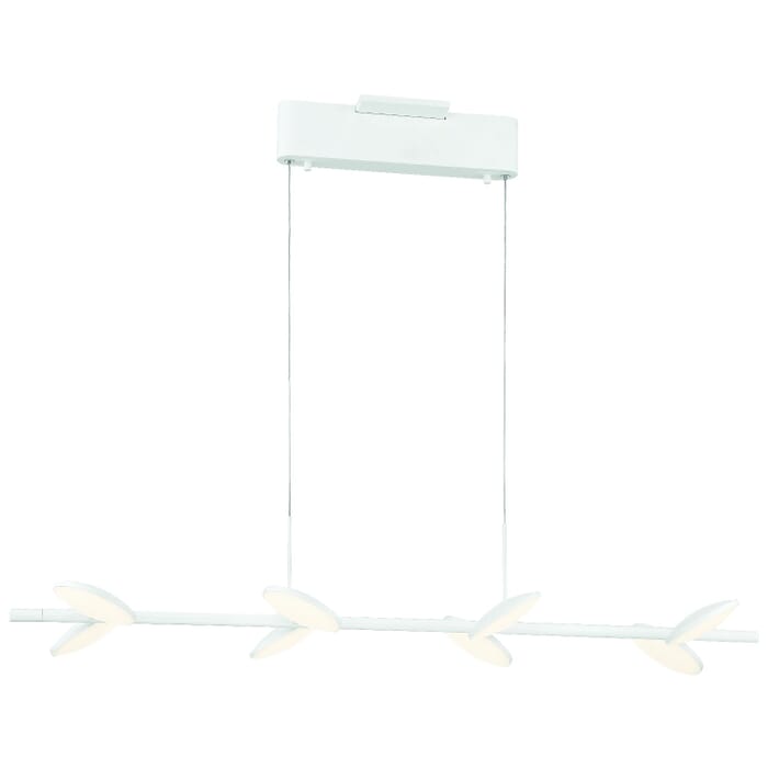 George Kovacs Eyespy 8-Light 39" Linear Pendant Light in Matte White George Kovacs Eyespy 8-Light 39" Linear Pendant Light in Matte White