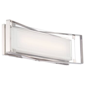 George Kovacs Crystal Clear 22" Bathroom Vanity Light in Polished Nickel