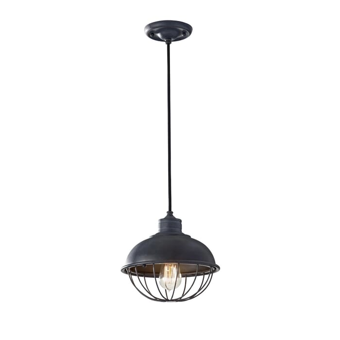 Feiss Urban Renewal Mini Pendant in Antique Forged Iron Feiss Urban Renewal Mini Pendant in Antique Forged Iron