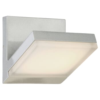 George Kovacs Angle 6" Outdoor Wall Light in Silver Dust