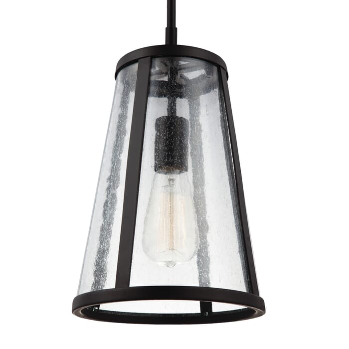 Feiss Harrow 1-Harrow Mini Pendant in Oil Rubbed Bronze Feiss Harrow 1-Harrow Mini Pendant in Oil Rubbed Bronze