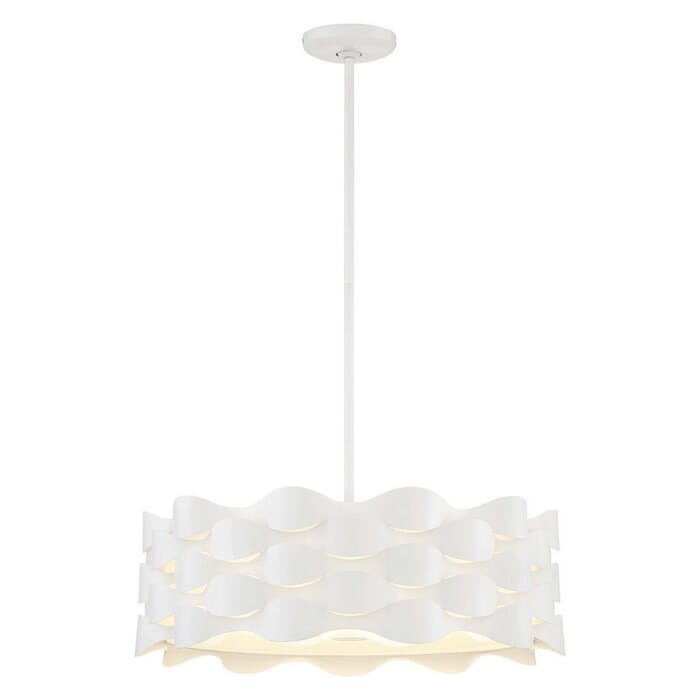 George Kovacs Coastal Current 21" Pendant Light in Sand White George Kovacs Coastal Current 21" Pendant Light in Sand White
