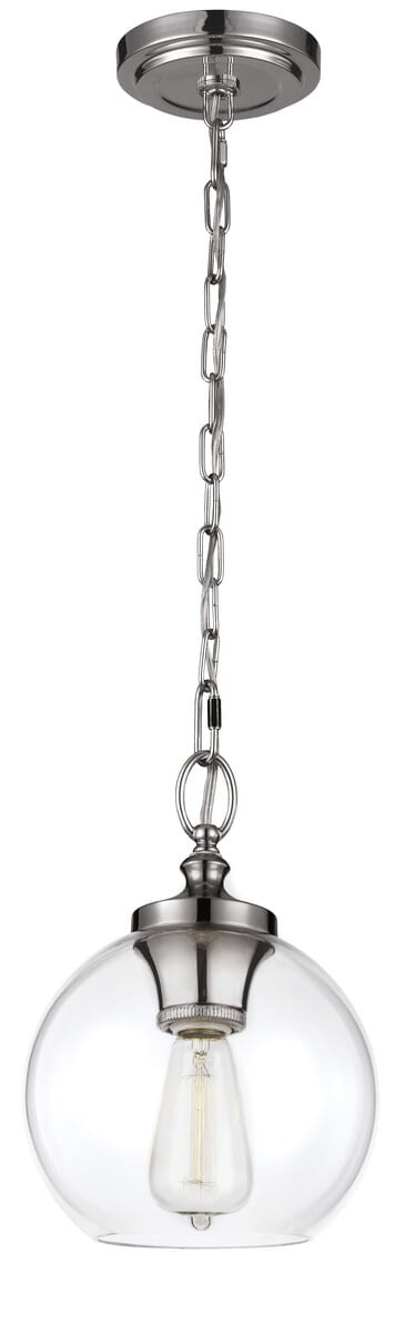 Feiss Tabby Polished Nickel Pendant