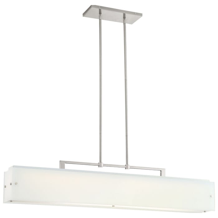 George Kovacs Button 6" Pendant Light in Brushed Nickel George Kovacs Button 6" Pendant Light in Brushed Nickel