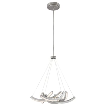 George Kovacs Swing Time 25" Pendant Light in Brushed Silver