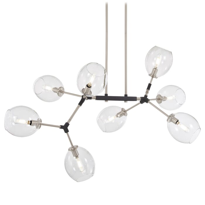 George Kovacs Nexpo 8-Light 26" Pendant Light in Brushed Nickel George Kovacs Nexpo 8-Light 26" Pendant Light in Brushed Nickel