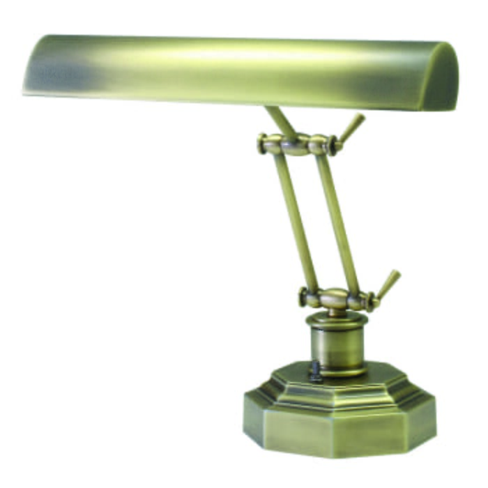 House of Troy 14" Piano Desk Lamp in Antique Brass Finish House of Troy 14" Piano Desk Lamp in Antique Brass Finish