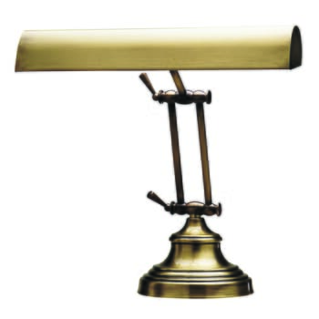House of Troy 14" Piano Desk Lamp in Antique Brass Finish