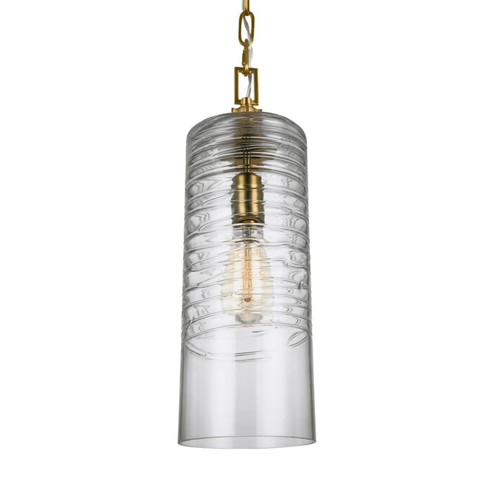 Generation Lighting Elmore Pendant Light in Burnished Brass by Sean Lavin Generation Lighting Elmore Pendant Light in Burnished Brass by Sean Lavin