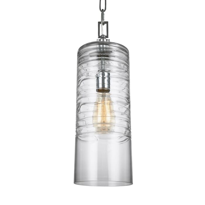 Generation Lighting Elmore Pendant Light in Chrome by Sean Lavin Generation Lighting Elmore Pendant Light in Chrome by Sean Lavin