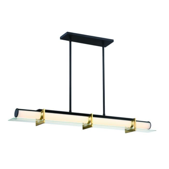 George Kovacs Midnight Gold Kitchen Island Light in Sand Coal and Honey Gold George Kovacs Midnight Gold Kitchen Island Light in Sand Coal and Honey Gold