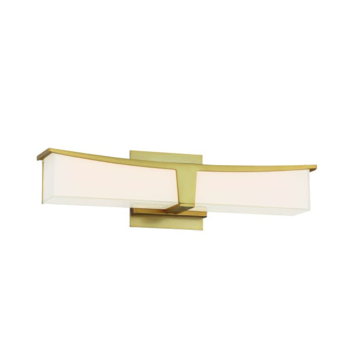 George Kovacs Plane Bathroom Vanity Light in Honey Gold George Kovacs Plane Bathroom Vanity Light in Honey Gold