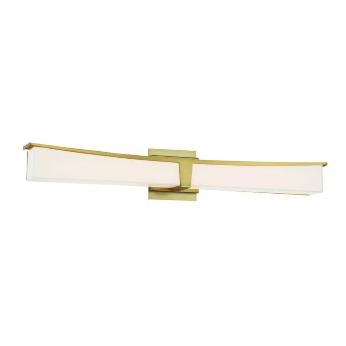 George Kovacs Plane Bathroom Vanity Light in Honey Gold George Kovacs Plane Bathroom Vanity Light in Honey Gold
