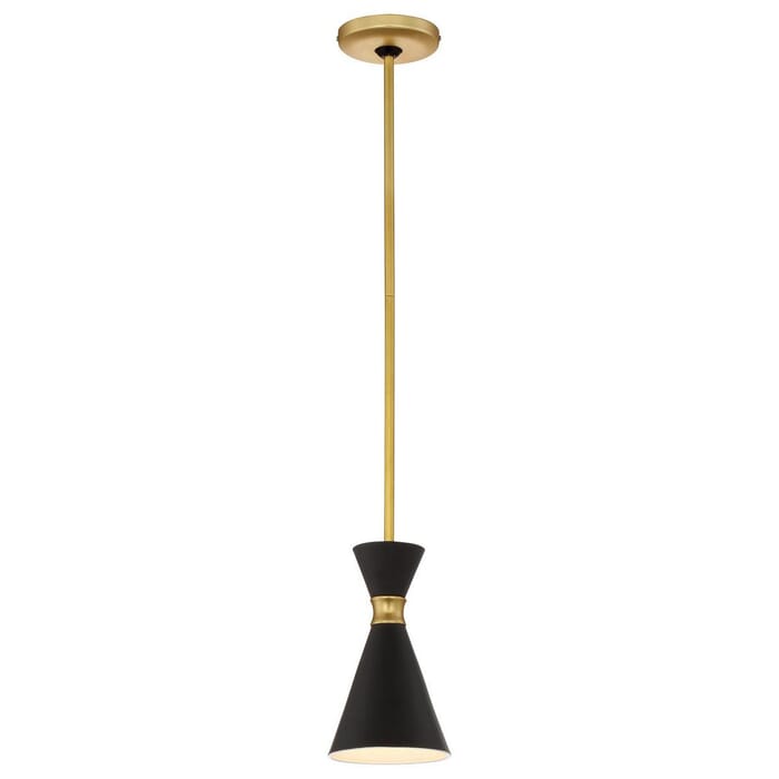 George Kovacs Conic 6" Pendant Light in Honey Gold George Kovacs Conic 6" Pendant Light in Honey Gold
