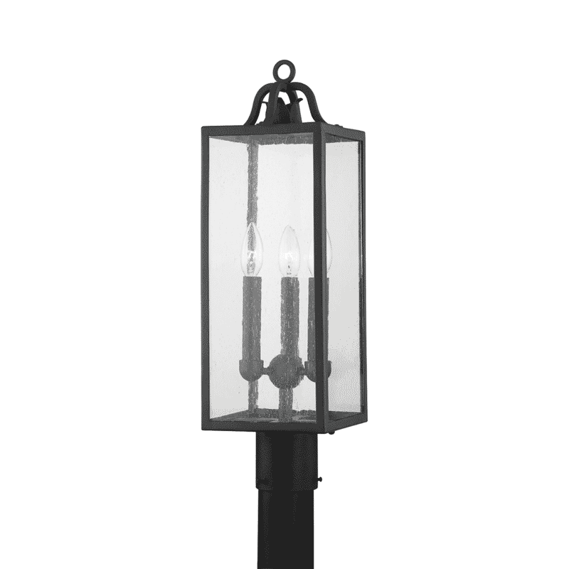 Troy Caiden 3-Light Pendant Light in Forged Iron