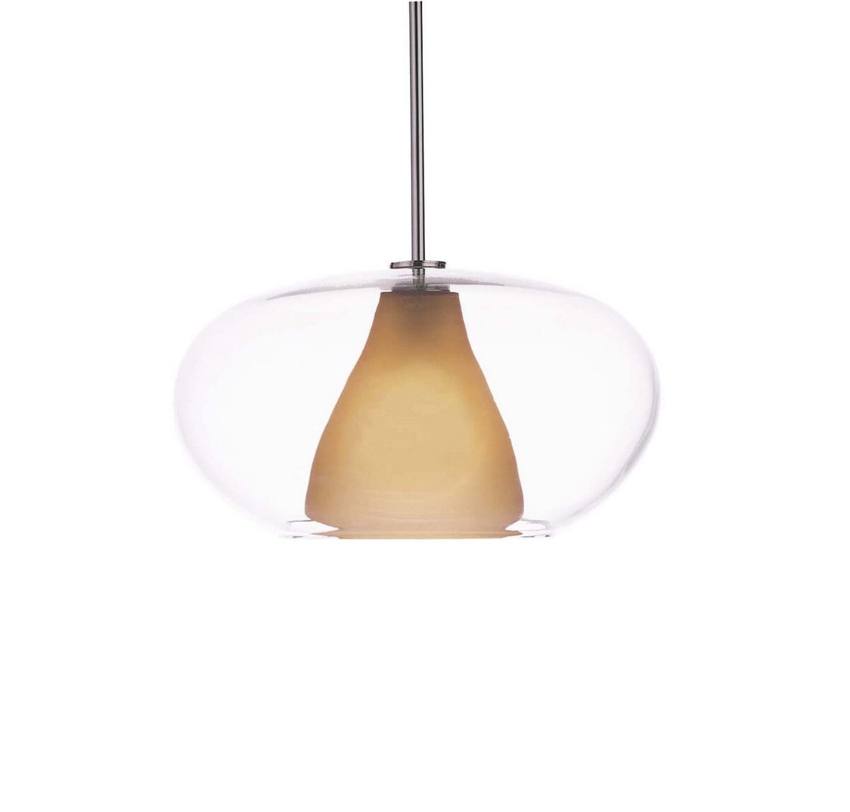 George Kovacs Soft 17"" Pendant Light in Chrome -  P3834-077