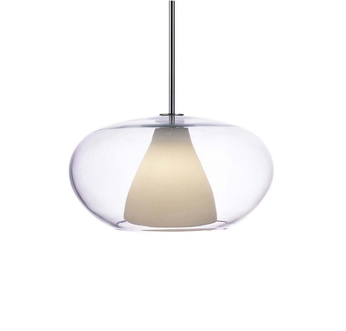 George Kovacs Soft 17"" Pendant Light in Chrome -  P3836-077