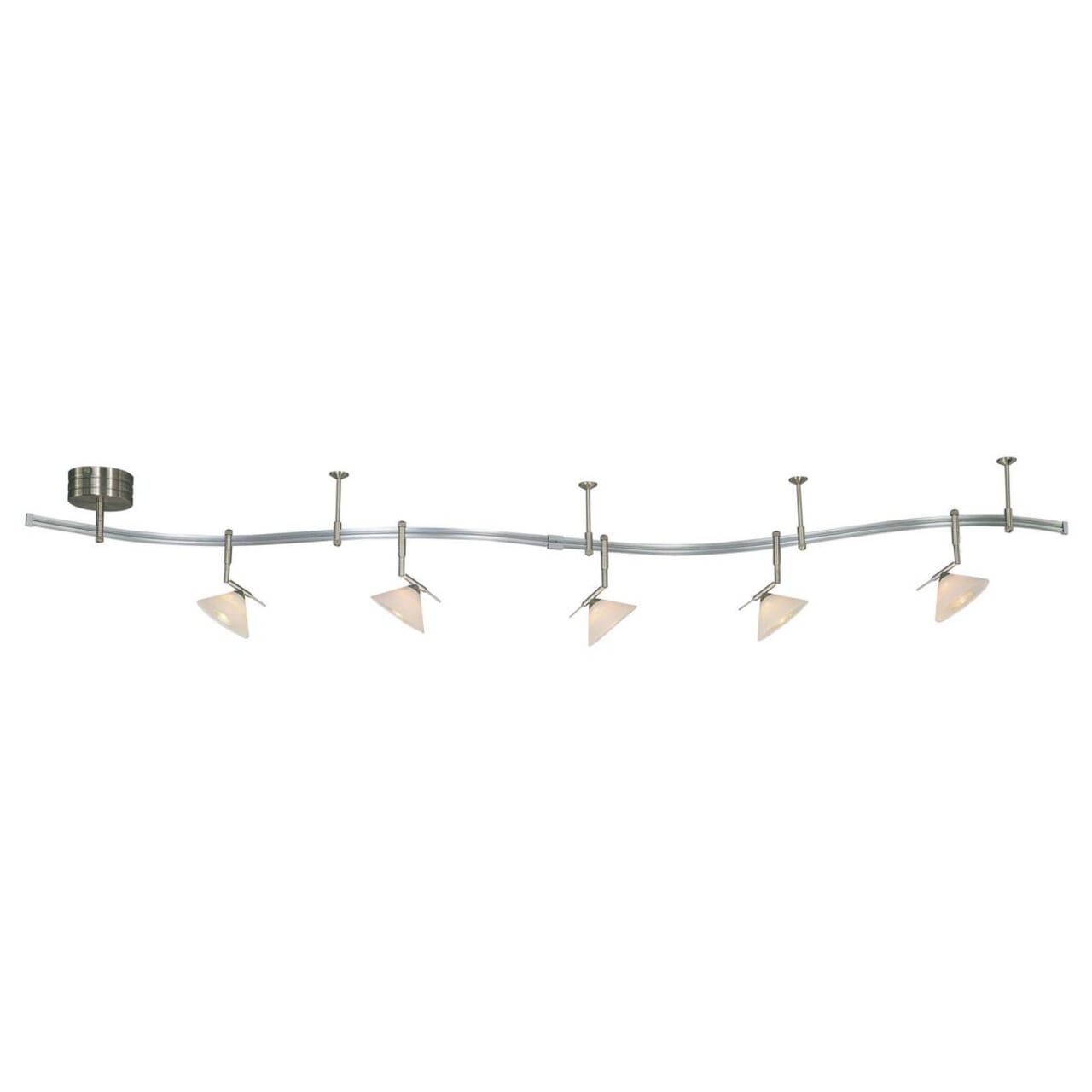 George Kovacs Gk Lightrail 5-Light Track Lighting in Brushed Nickel ...