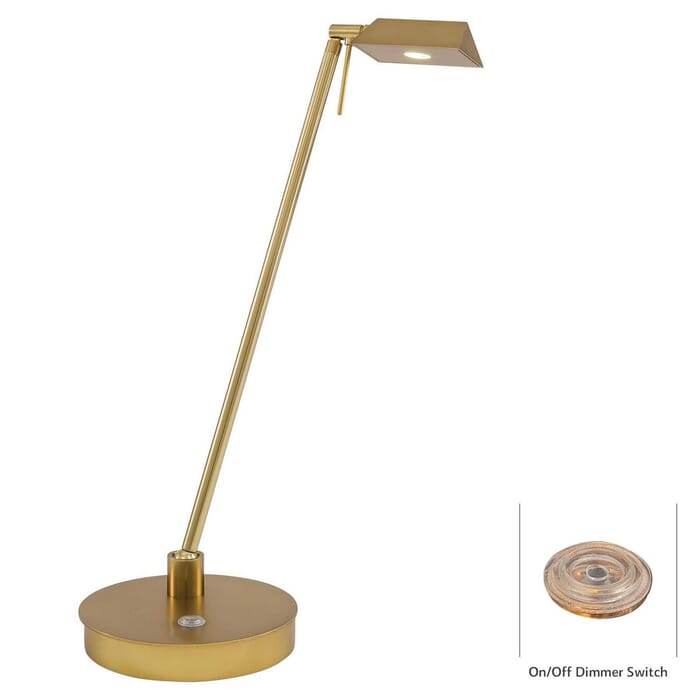George Kovacs George'S Reading Room 19" Table Lamp in Honey Gold George Kovacs George'S Reading Room 19" Table Lamp in Honey Gold