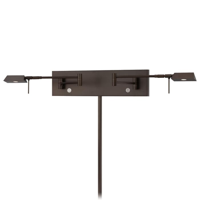 George Kovacs George's Reading Room 2-Light 27" Wall Lamp in Copper Bronze Patina George Kovacs George's Reading Room 2-Light 27" Wall Lamp in Copper Bronze Patina