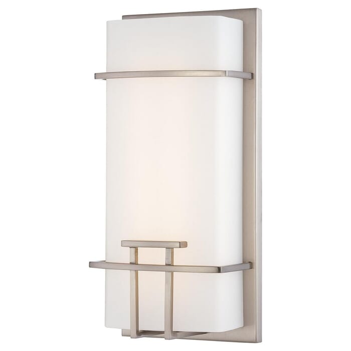 George Kovacs 12" Wall Sconce in Brushed Nickel George Kovacs 12" Wall Sconce in Brushed Nickel