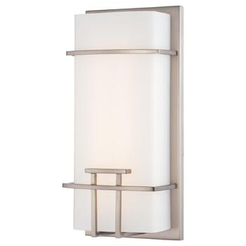 George Kovacs 12" Wall Sconce in Brushed Nickel