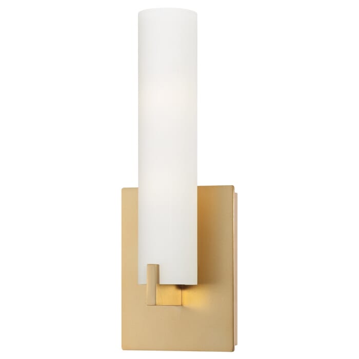 George Kovacs Tube LED Wall Sconce in Honey Gold George Kovacs Tube LED Wall Sconce in Honey Gold