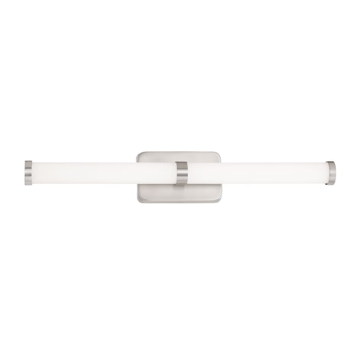 George Kovacs Loupe 28" Bathroom Vanity Light in Brushed Nickel George Kovacs Loupe 28" Bathroom Vanity Light in Brushed Nickel
